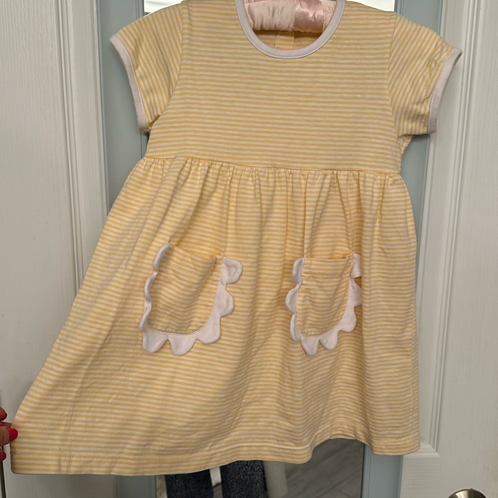 Bella Bliss Scallop Pocket Dress